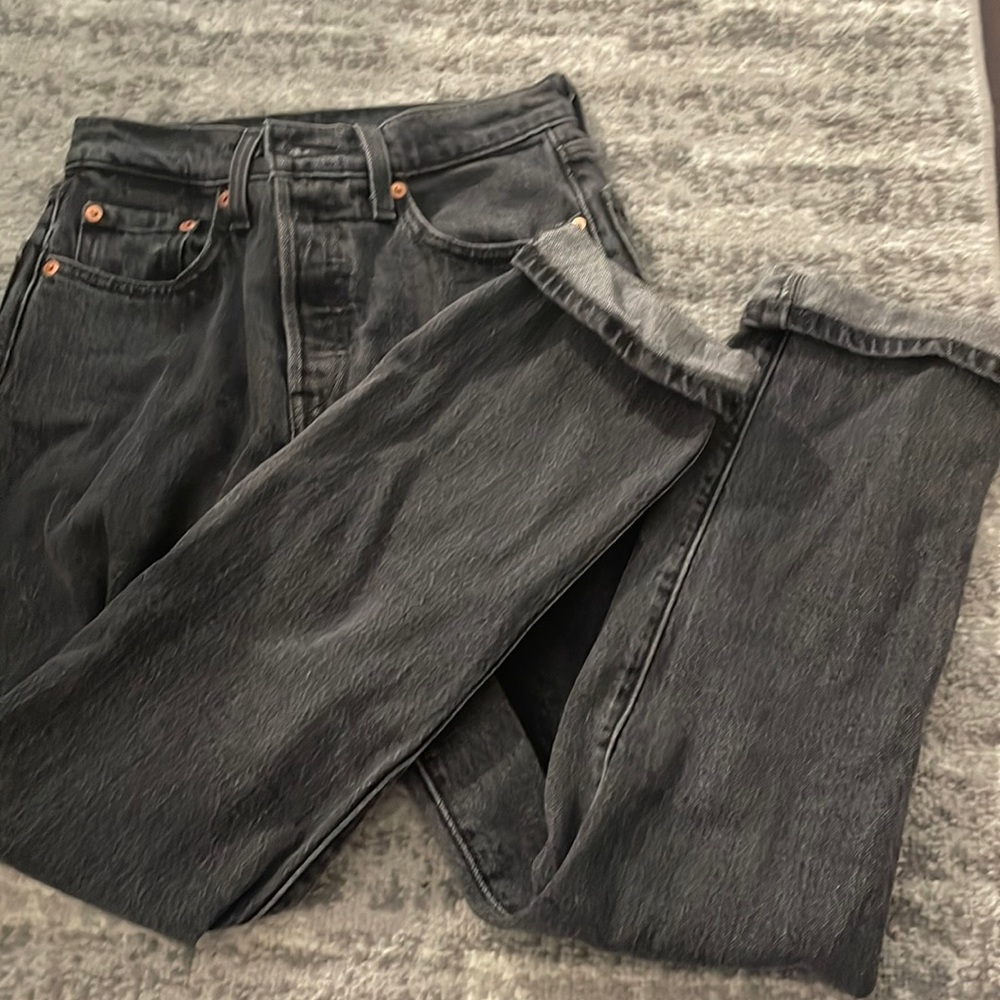 Levi’s 501 High Rise Black Jeans